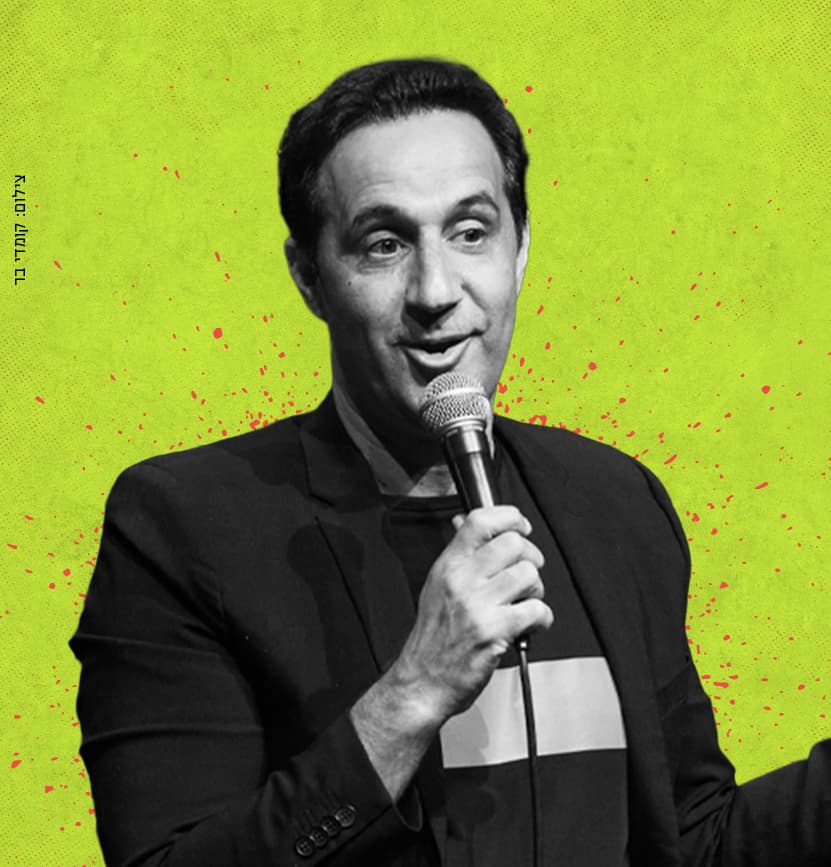 רוני ששון במופע סטנד אפ-פסטיבל פאנץ'