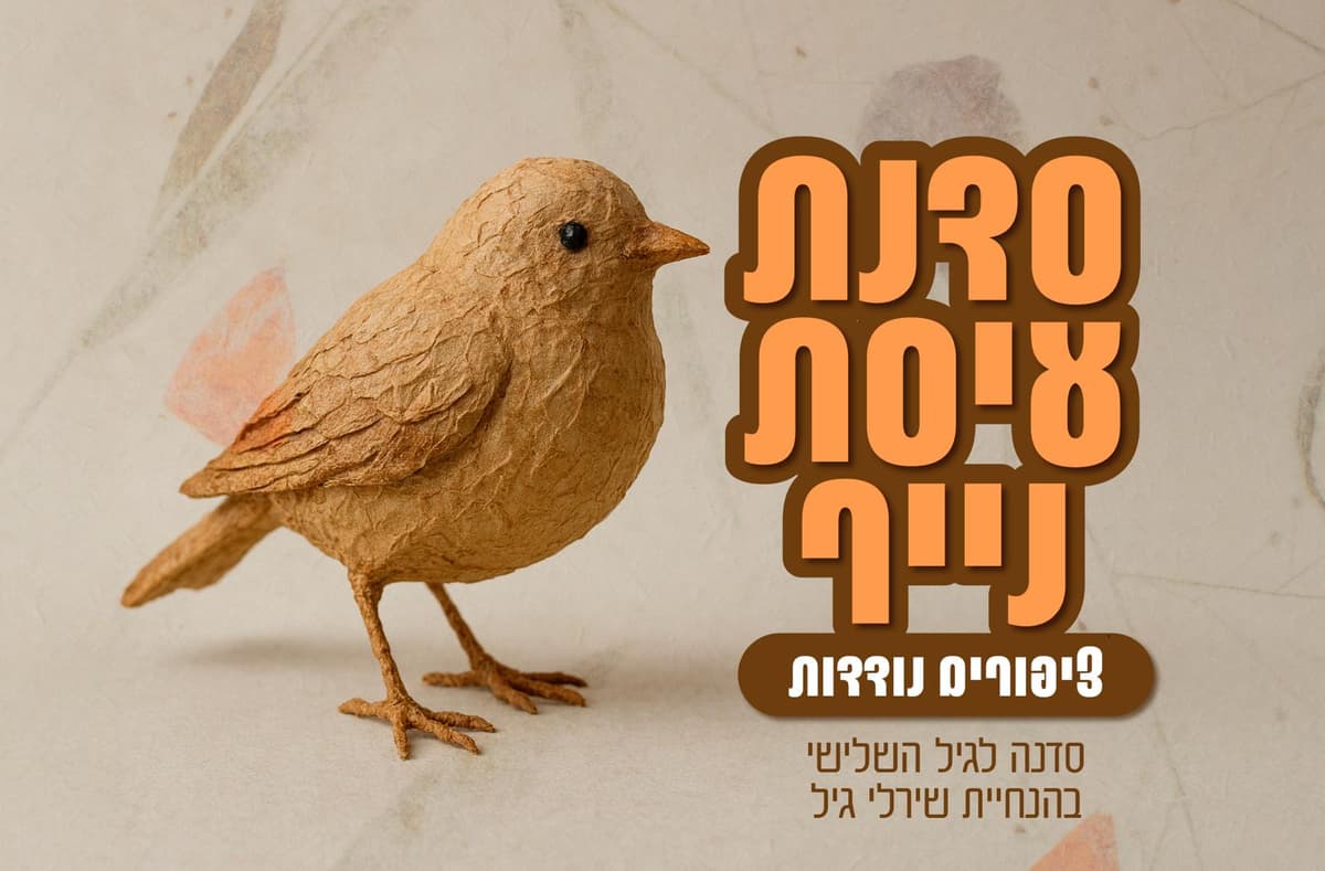 סדנת עיסת נייר- גיל שלישי