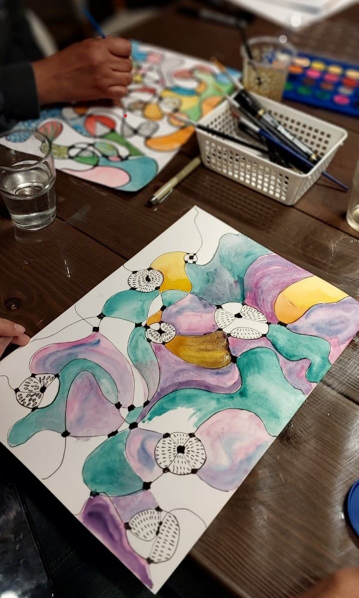 🎨 סדנת ציור מונחה: נוירוגראפיקה עם קוקי לזר 