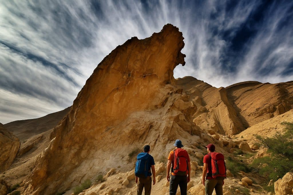 מיטיבי לכת נחל עקרבים, מעלה עלי והמכתש הקטן