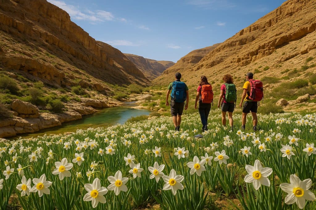 שבת 10/1 טיול מדברי: אל פריחת הנרקיסים בנחל אשלון ובגבי נחל דימונה