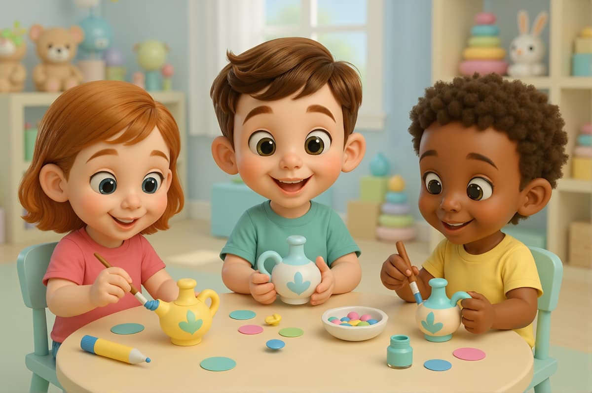 סדנת הכנת קישוטי כד קטן לגילאי 2-4