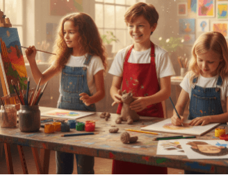 סדנת אומנות לחנוכה