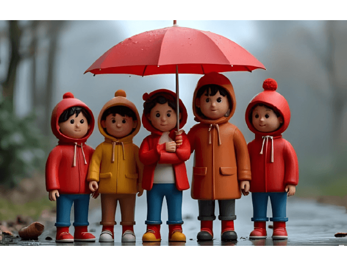 שעת סיפור מומחזת: המטריה הגדולה של אבא