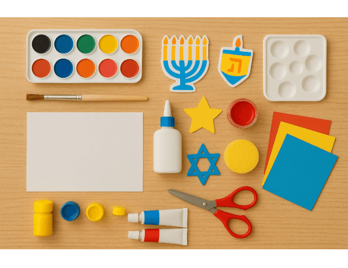 סדנת אומנות ברוח חג החנוכה