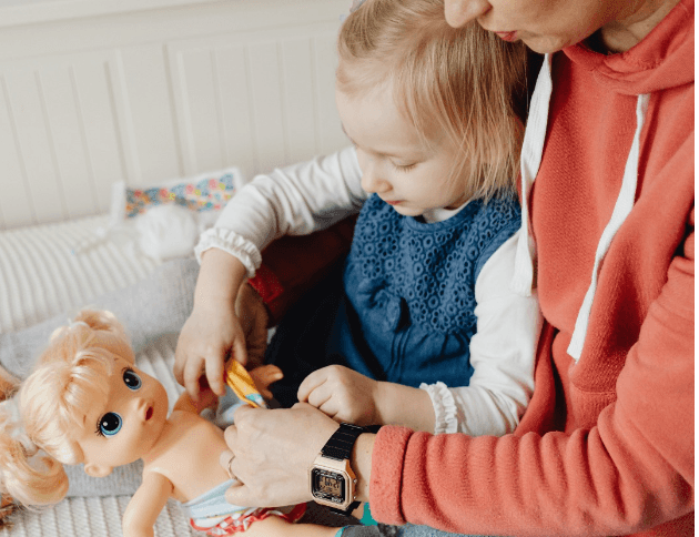 בובה כגשר לספר