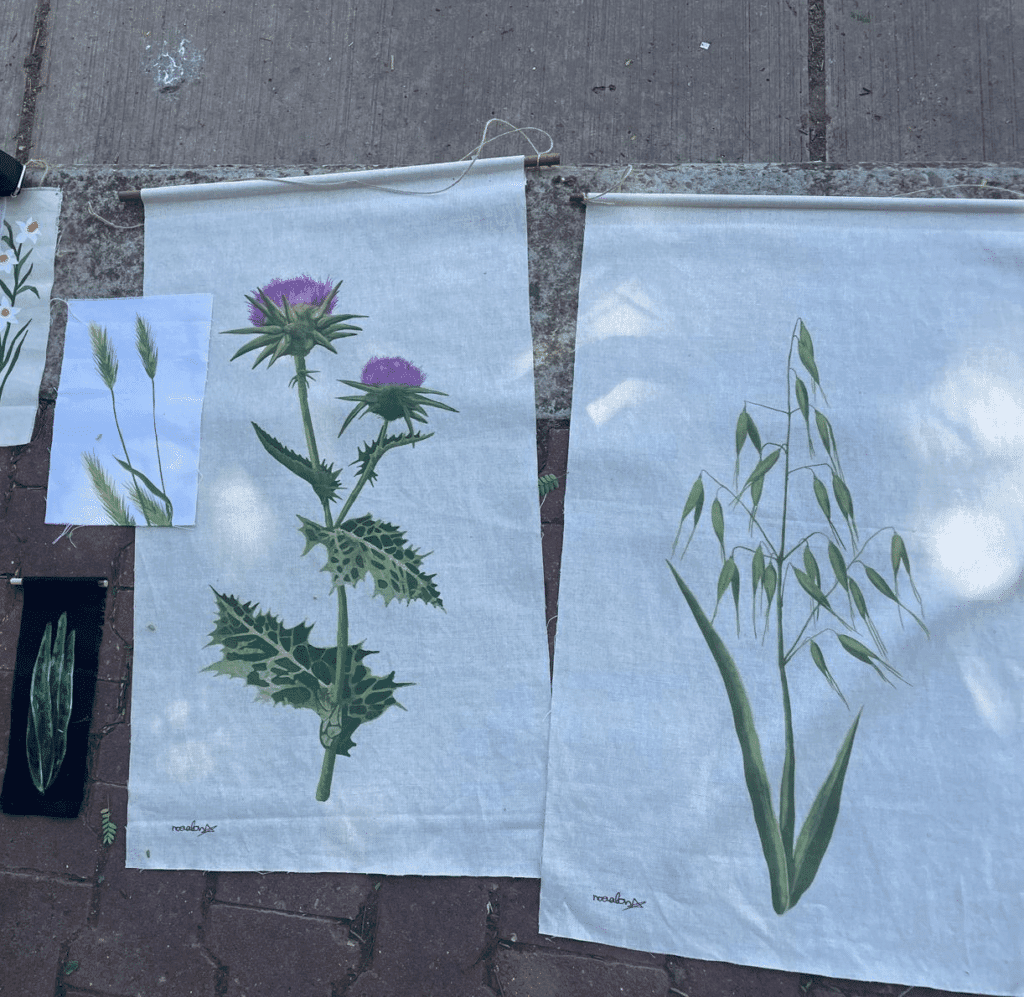 סדנת באנרים יפניים בגני יהושע