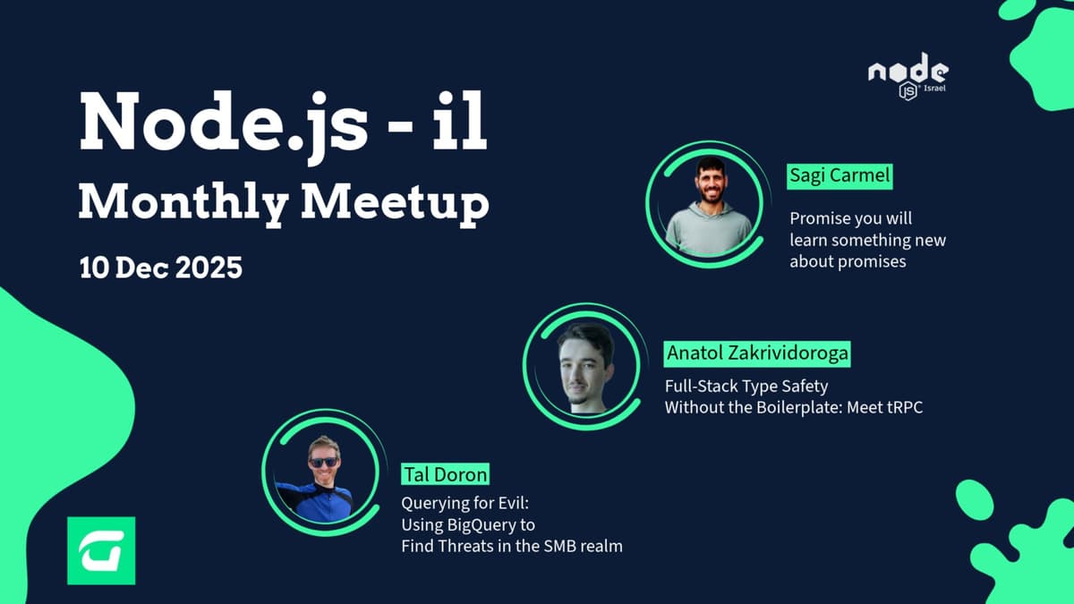 Dec 2025 Node.js Monthly Meetup