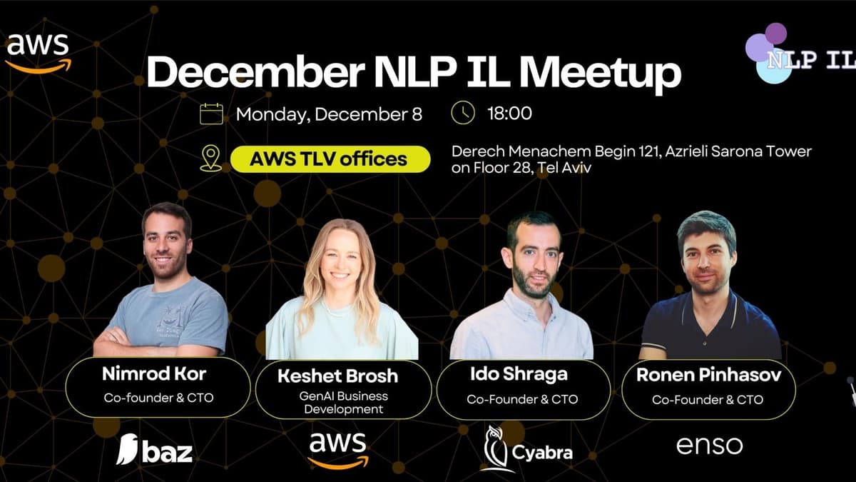AGENT MODE: NLP IL Dec 2025 Meetup x AWS