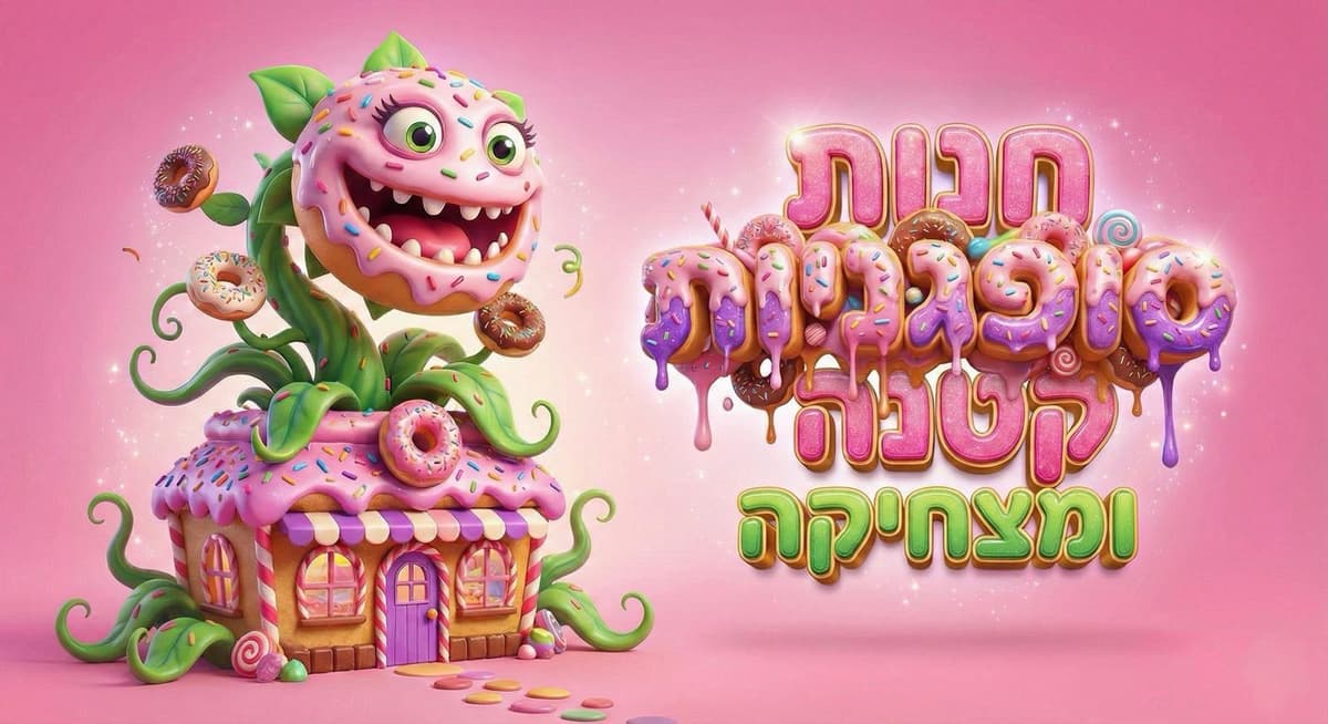 חנות סופגניות קטנה ומצחיקה