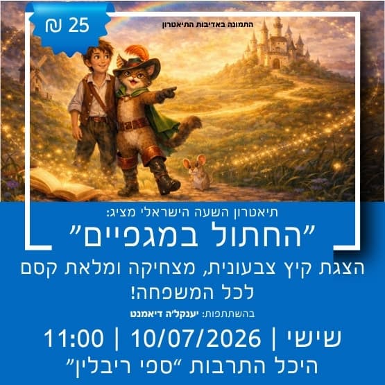 הצגת קיץ לילדים: החתול במגפיים