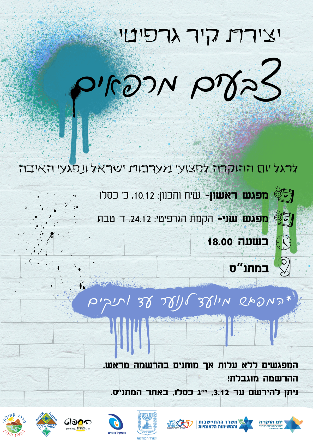 צבעים מרפאים - יצירת קיר