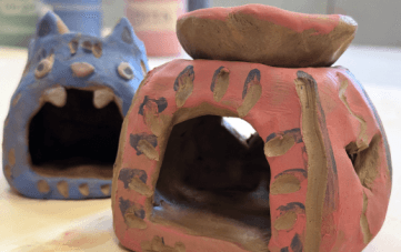 סדנת קרמיקה - הכנת עששית מחימר